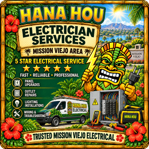 Hana Hou Home Electrician Services in Mission Viejo