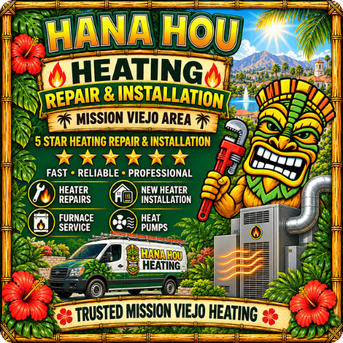 Hana Hou Home Heating Services in Mission Viejo