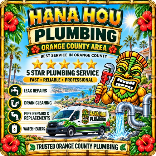 Hana Hou Plumbing services in Orange County